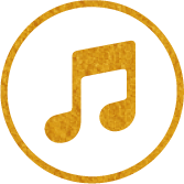 Apple Music Icon gold